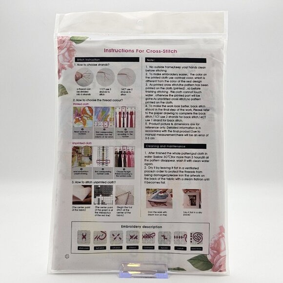 Maydear House Tree Sunshine Cross Stitch Kit Pre-Printed Fabric - Picture 4 of 6